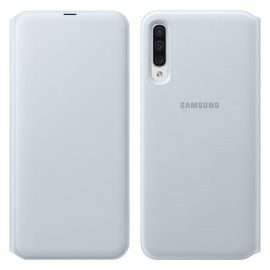  SAMSUNG WALLET Peňaženkový obal Samsung Galaxy A50 biely