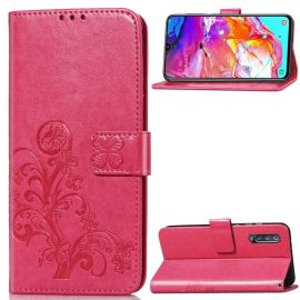 ART Peňaženkový obal Samsung Galaxy A70 FLOWERS ružový