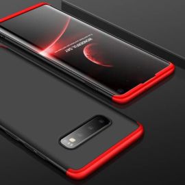 360° Ochranný obal Samsung Galaxy S10 čierny-červený
