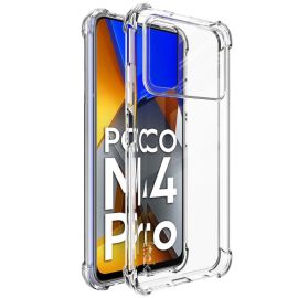 IMAK Ochranný silikónový kryt + fólia Xiaomi Poco M4 Pro priehľadný