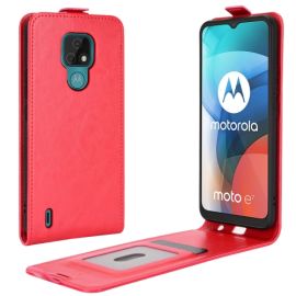 Vyklápacie puzdro  Motorola Moto E7 červený