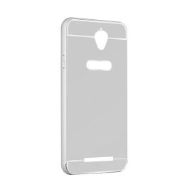 Ochranný zrkadlový obal Asus ZenFone Go 4,5" (ZC550TG) strieborný