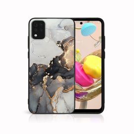 zadný kryt LG K42 / K52 / K62 - MY ART Ochranný kryt pre LG K42 GREY MARBLE (140)