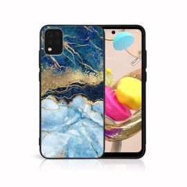 zadný kryt LG K42 / K52 / K62 - MY ART Ochranný kryt pre LG K42 BLUE MARBLE (141)