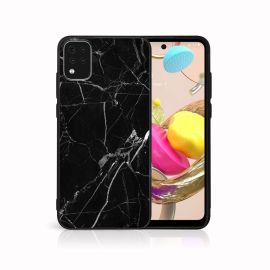 zadný kryt LG K42 / K52 / K62 - MY ART Ochranný kryt pre LG K42 BLACK MARBLE (142)