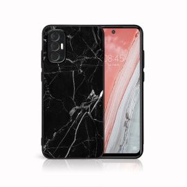 zadný kryt Tecno Spark 8 Pro - MY ART Ochranný obal Tecno Spark 8 Pro BLACK MARBLE (142)