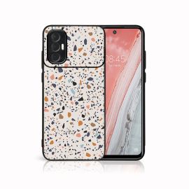 zadný kryt Tecno Spark 8 Pro - MY ART Ochranný obal Tecno Spark 8 Pro BEIGE TERRAZZO (162)