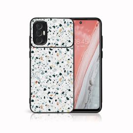 zadný kryt Tecno Spark 8 Pro - MY ART Ochranný obal Tecno Spark 8 Pro GREY TERRAZZO (163)