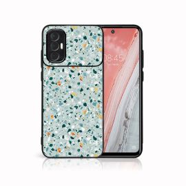 zadný kryt Tecno Spark 8 Pro - MY ART Ochranný obal Tecno Spark 8 Pro BLUE TERRAZZO (164)