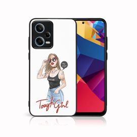 zadný kryt Xiaomi - MY ART Ochranný kryt Xiaomi Redmi Note 12 Pro 5G TOUGH GIRL (131)