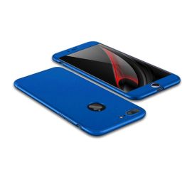 obojstranný kryt, zadný kryt iPhone 6 / iPhone 6S - 360° Ochranný obal Apple iPhone 6 / 6S modrý
