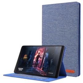 zaklápacie puzdro Samsung Galaxy Tab A 10.1 (T515 / T510) - FABRIC Zaklápací kryt pre Samsung Galaxy Tab A 10.1 2019 (T515 / T510) modrý