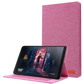 zaklápacie puzdro Samsung Galaxy Tab A 10.1 (T515 / T510) - FABRIC Zaklápací kryt pre Samsung Galaxy Tab A 10.1 2019 (T515 / T510) ružový