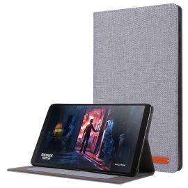 zaklápacie puzdro Samsung Galaxy Tab A 10.1 (T515 / T510) - FABRIC Zaklápací kryt pre Samsung Galaxy Tab A 10.1 2019 (T515 / T510) šedý