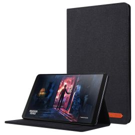 zaklápacie puzdro Samsung Galaxy Tab A 10.1 (T515 / T510) - FABRIC Zaklápací kryt pre Samsung Galaxy Tab A 10.1 2019 (T515 / T510) čierny