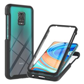 obojstranný kryt Xiaomi Redmi Note 9S - DUAL Obojstranný kryt s fóliou Xiaomi Redmi Note 9S / Note 9 Pro čierny