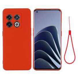 zadný kryt OnePlus 10 Pro 5G - RUBBER Ochranný obal pre OnePlus 10 Pro 5G červený