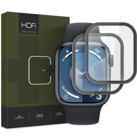 sklo / fólia Apple Watch - HOFI HYBRID PRO+ 2x Hybridné sklo pre Apple Watch 7 / 8 / 9 (45 mm)