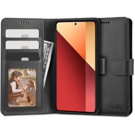 peňaženkové / vyklápacie puzdro Xiaomi Poco M6 Pro - TECH-PROTECT WALLET Puzdro pre Xiaomi Redmi Note 13 Pro / Poco M6 Pro čierny