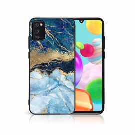 zadný kryt Samsung Galaxy A41 - MY ART Ochranný obal pre Samsung Galaxy A41 BLUE MARBLE (141)