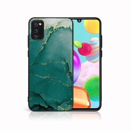 zadný kryt Samsung Galaxy A41 - MY ART Ochranný obal pre Samsung Galaxy A41 GREEN MARBLE (145)