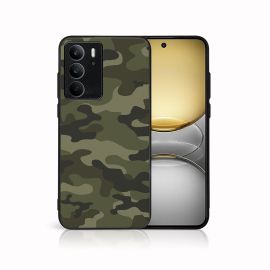 zadný kryt Realme 14x 5G - MY ART Ochranný kryt pre Realme C75 / Realme 14x 5G GREEN CAMO (235)