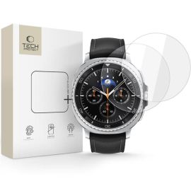 sklo / fólia Hodinky Samsung - TECH-PROTECT GLASS FIT+ 2-PACK Ochranné sklo pre Samsung Galaxy Watch 8 Classic 46mm