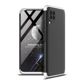 obojstranný kryt, zadný kryt Huawei - 360° Ochranný kryt Huawei P40 Lite čierny-strieborný