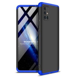 obojstranný kryt, zadný kryt Samsung - 360° Ochranný kryt Samsung Galaxy A51 čierny-modrý