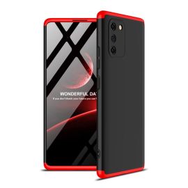 obojstranný kryt, zadný kryt Samsung Galaxy S10 Lite - 360° Ochranný kryt Samsung Galaxy S10 Lite čierny-červený