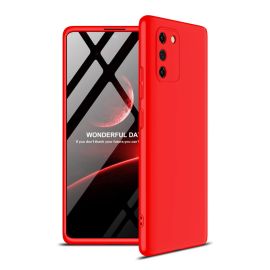 obojstranný kryt, zadný kryt Samsung Galaxy S10 Lite - 360° Ochranný kryt Samsung Galaxy S10 Lite červený