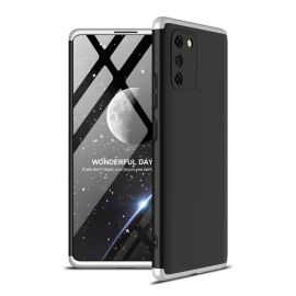 obojstranný kryt, zadný kryt Samsung Galaxy S10 Lite - 360° Ochranný kryt Samsung Galaxy S10 Lite čierny-strieborný