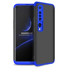 obojstranný kryt, zadný kryt Xiaomi - 360° Ochranný kryt Xiaomi Mi 10 Pro čierny-modrý