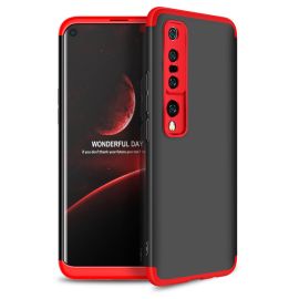 obojstranný kryt, zadný kryt Xiaomi Mi 10 - 360° Ochranný kryt Xiaomi Mi 10 čierny-červený