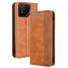 peňaženkové / vyklápacie puzdro Asus ROG Phone 9 Pro - BUSINESS Peňaženkové puzdro pre Asus ROG Phone 9 / ROG Phone 9 Pro hnedé