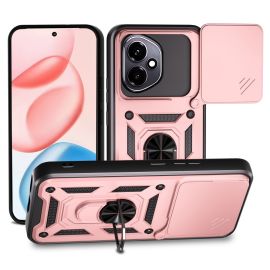 zadný kryt Honor 400 - RING CAMERA Kryt s držiakom pre Honor 400 5G ružový