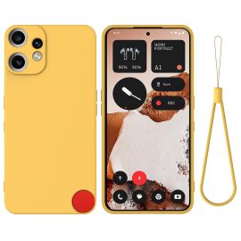 zadný kryt CMF Phone 2 Pro - RUBBER Ochranný obal pre CMF Phone 2 Pro žltý
