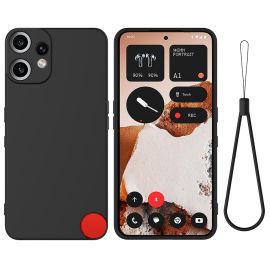 zadný kryt CMF Phone 2 Pro - RUBBER Ochranný obal pre CMF Phone 2 Pro čierny