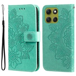 peňaženkové / vyklápacie puzdro Motorola Moto G86 5G - ART MANDALA Peňaženkový obal pre Motorola Moto G86 5G zelený
