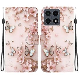 peňaženkové / vyklápacie puzdro Xiaomi 15T - ART Peňaženkový obal pre Xiaomi 15T PINK BUTTERFLY