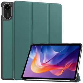 zaklápacie puzdro Xiaomi Redmi Pad 2 - LEATHER Zaklápací kryt pre Xiaomi Redmi Pad 2 zelený