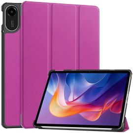 zaklápacie puzdro Xiaomi Redmi Pad 2 - LEATHER Zaklápací kryt pre Xiaomi Redmi Pad 2 fialový