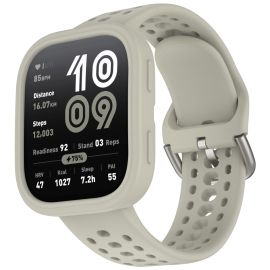 remienok na hodinky Amazfit Bip 6 - PROTEMIO COVER SET Remienok + obal na hodinky Amazfit Bip 6 šedý