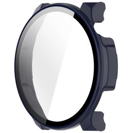 obal na hodinky Xiaomi Amazfit Balance 2 - PC FULL COVER Plastový kryt so sklom pre Xiaomi Amazfit Balance 2 modrý