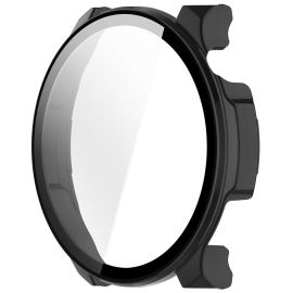 obal na hodinky Xiaomi Amazfit Balance 2 - PC FULL COVER Plastový kryt so sklom pre Xiaomi Amazfit Balance 2 čierny