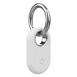 puzdro pre lokalizačný čip Samsung Galaxy SmartTag 2 - SILICONE TAG Ochranné puzdro pre Samsung Galaxy SmartTag 2 biele