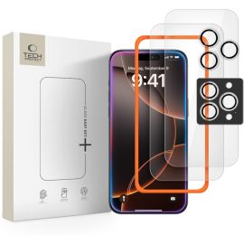 sklo / fólia Apple iPhone 17 Pro - TECH-PROTECT EASY SET+ 3-PACK Sada ochranných skiel Apple iPhone 17 Pro CLEAR