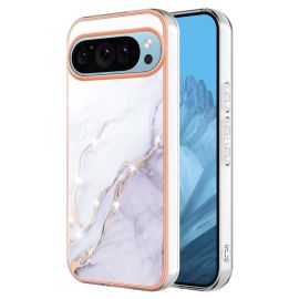 zadný kryt Google Pixel 9 - IMD MARBLE Ochranný kryt pre Google Pixel 9 / Pixel 9 Pro WHITE