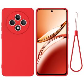 zadný kryt Oppo Reno12 FS 5G - RUBBER Ochranný obal pre Oppo Reno12 FS 5G červený