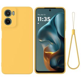 zadný kryt Motorola Moto G06 - RUBBER Ochranný kryt pre Motorola Moto G06 / G06 Power žltý
